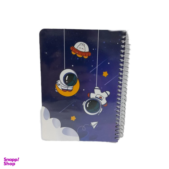 دفترچه یادداشت سیمی ۸۰ برگ سویل طرح فضانورد کد 226