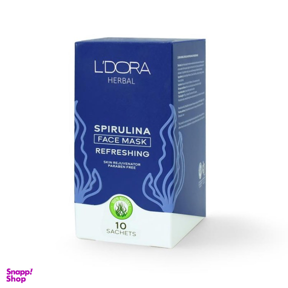 ماسک پودری لدورا مدل اسپرولینا حجم 180 میلی لیتر