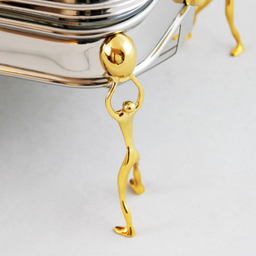 سوفله خوری سالینو مدل استیل برنجی کد 3005-SG