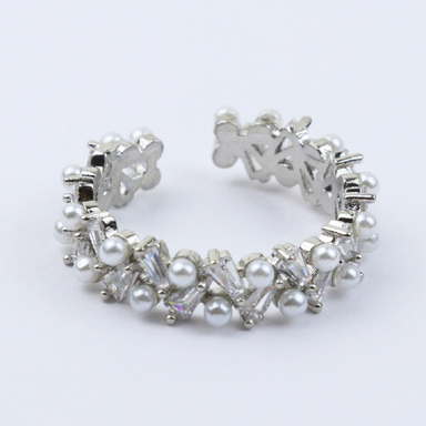 انگشتر دخترانه مدل مرواریدی کد 407044016