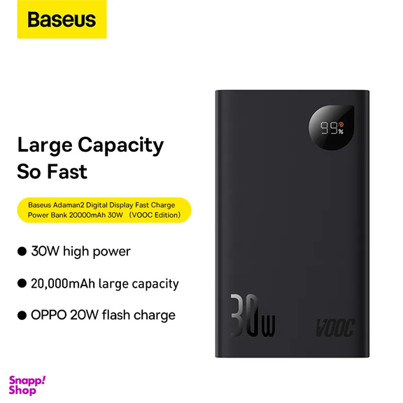 پاوربانک بیسوس مدل Adaman2 ظرفیت 20000 میلی آمپر ساعت