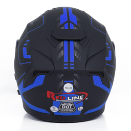 کلاه کاسکت فک متحرک ردلاین مدل 937 طرح blue arrow mt