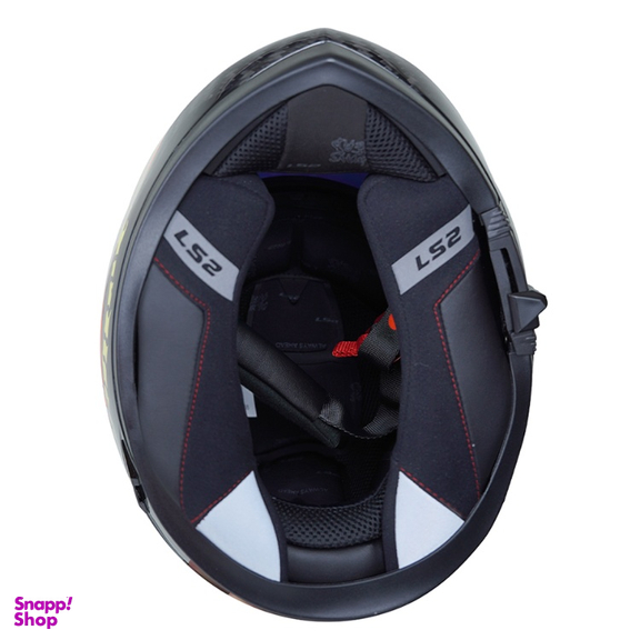 کلاه کاسکت ال اس تو مدل FF801 Scorpion Black Yellow به همراه کاور