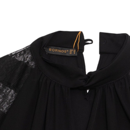 بلوز زنانه برنس مدل آرامش رنگ مشکی