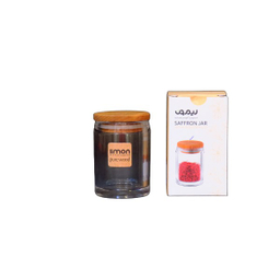 جای زعفران درب چوبی لیمون مدل 2280