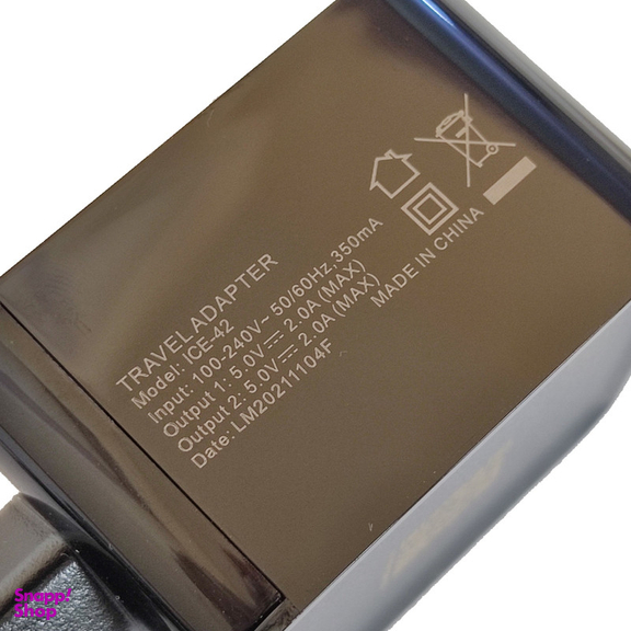شارژر دیواری آیتل مدل ICE-42 به همراه کابل تبدیل MicroUSB