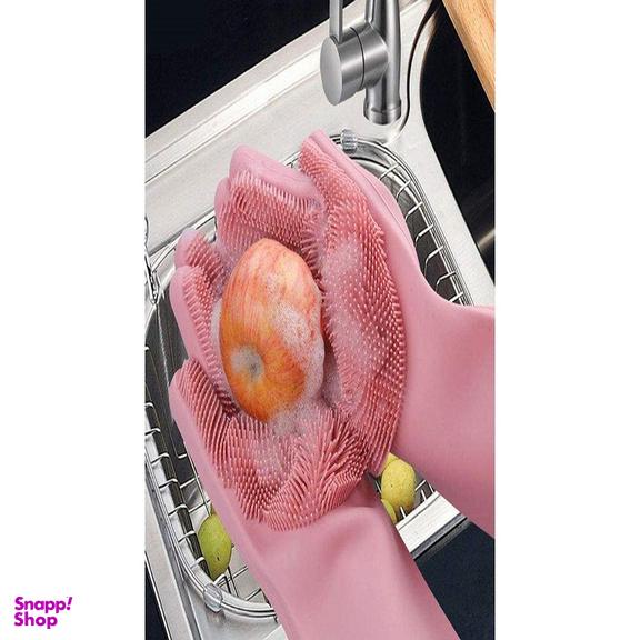 دستکش نظافت مدل اسکاچ دار کد MD620