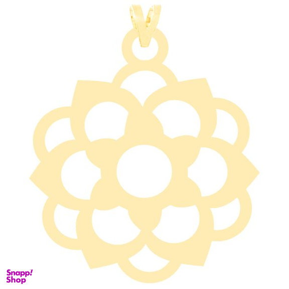 آویز گردنبند طلا 18 عیار زنانه کرابو طرح گل مدل Kr3756