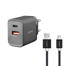 شارژر دیواری لیتو مدل LH-32 همراه کابل Micro-USB