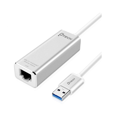 مبدل USB-3 به LAN 1Gbps دیتک (Dtech) مدل DT-6550