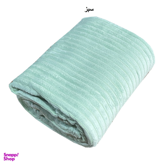 پتو مسافرتی شایسته مدل پلیسه کرکره ای سایز 160×205 سانتی متر