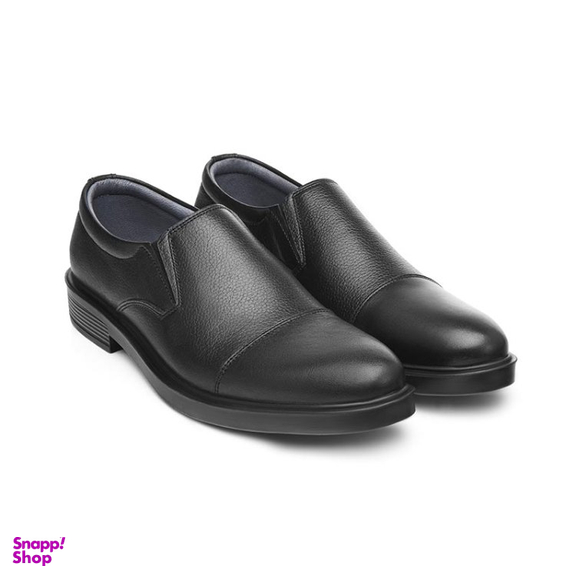 کفش کلاسیک مردانه نوین چرم مدل بی بند 7810 Fr- MS3185