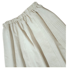 دامن زنانه طرح راه راه کد 6644 رنگ کرم