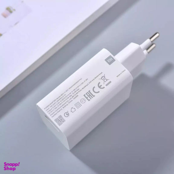 شارژر دیواری طرح شیائومی مدل MDY-11-EZ-33W-QC.4.0 به همراه کابل تبدیل USB-C