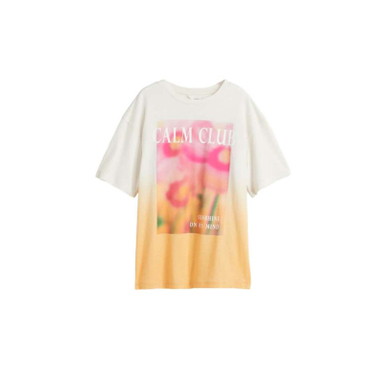 تیشرت آستین کوتاه دخترانه کد 4145 H