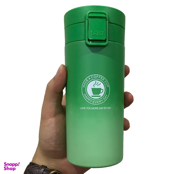 تراول ماگ دوقفله مدل دورنگ مات کد ps542 ظرفیت 350 میلی لیتر