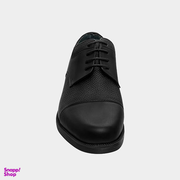 کفش کلاسیک مردانه نوین چرم مدل مارک کد MS3093 رنگ مشکی