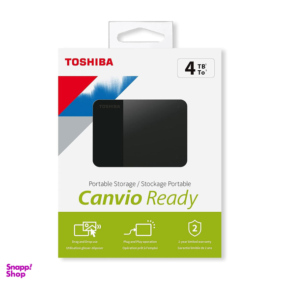 هارد اکسترنال توشیبا مدل Canvio Ready ظرفیت 4 ترابایت