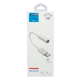 کابل تبدیل Type-C به جک 3.5 میلی متر جوی روم مدل SH-C1 طول 12 سانتی‌ متر