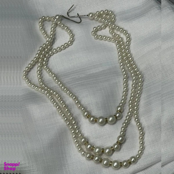 پرده جمع کن مدل مروارید سه خط لی لوکس مجموعه 2 عددی