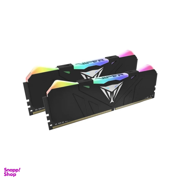 رم دسکتاپ دو کاناله 4133 مگاهرتز CL19 پتریوت مدل Viper RGB ظرفیت 8 گیگابایت بسته 2 عددی