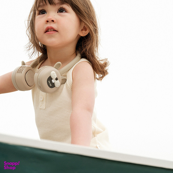 پنکه گردنی زوی زویی مدل Bunny کد F18 ظرفیت 1800 میلی آمپر ساعت