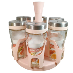 ست 7 پارچه جا ادویه کاپریس مدل پارادایس کد 220