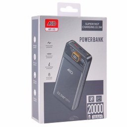 پاوربانک Super Fast آکو مدل AP-10 ظرفیت 20000 میلی آمپر ساعت