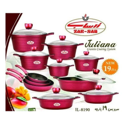 سرویس پخت و پز 19 پارچه زرساب مدل جولیانا JL8190