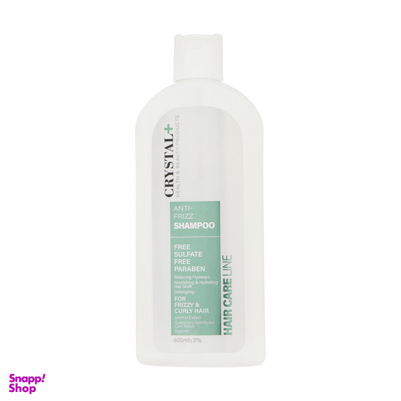 شامپو تقویت کننده و ضد وزی مو کریستال مدل Hair Care Line حجم 400 میلی لیتر