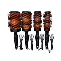 برس مو گرد کد 65-55-45-35 مجموعه 4 عددی