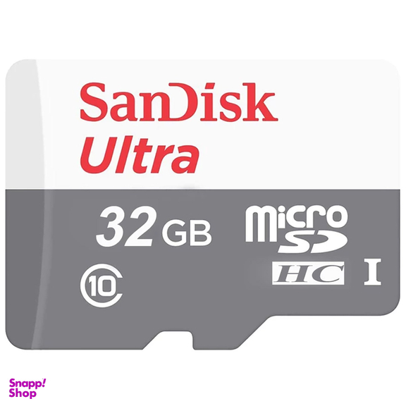 کارت حافظه microSDHC سن دیسک مدل Ultra کلاس 10 استاندارد UHS-I U1 سرعت 100MBps ظرفیت 32 گیگابایت