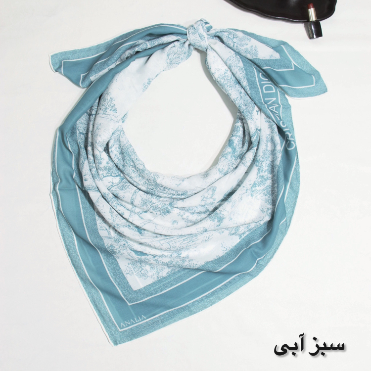 روسری زنانه طرح دیور مدل جنگل کد ANA8001