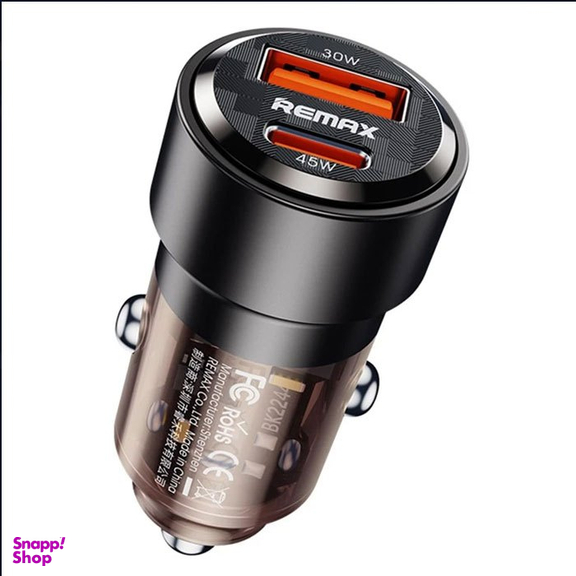 شارژر فندکی 75 وات دو پورت ریمکس مدل RCC 360