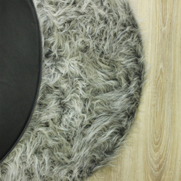 فرش ماشینی شاران هوم طرح خز پرز بلند فانتزی مدل اسفنج دار