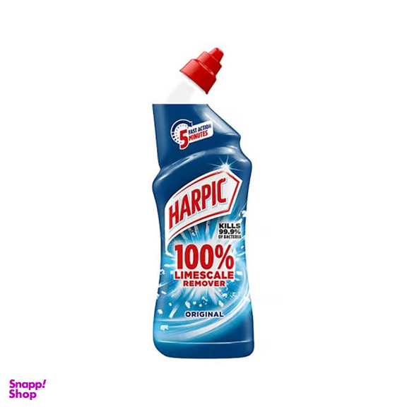 ژل تمیزکننده توالت هارپیک مدل Limescale Remover رایحه Original حجم 750 میلی لیتر