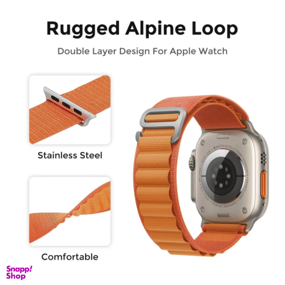 بند ساعت هوشمند آهااستایل مدل WG97 مناسب اپل واچ 42/44/45/49 میلی متر