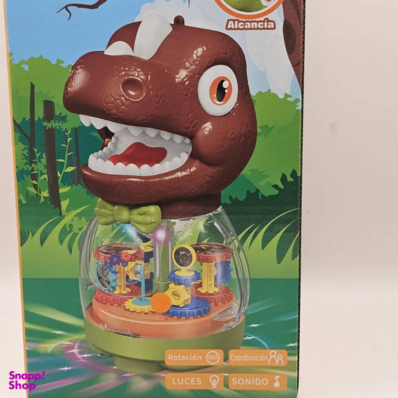 اسباب بازی ناب سل مدل چرخ دنده ای قلک طرح دایناسور موزیکال