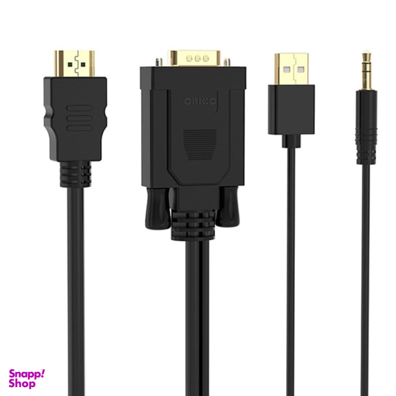 مبدل HDMI به VGA و صدا و microUSB اوریکو مدل XD-VATH طول 1 متر