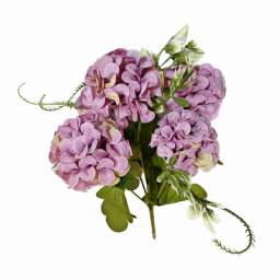 دسته گل مصنوعی 5 شاخه مدل بوته جعفری رنگ یاسی