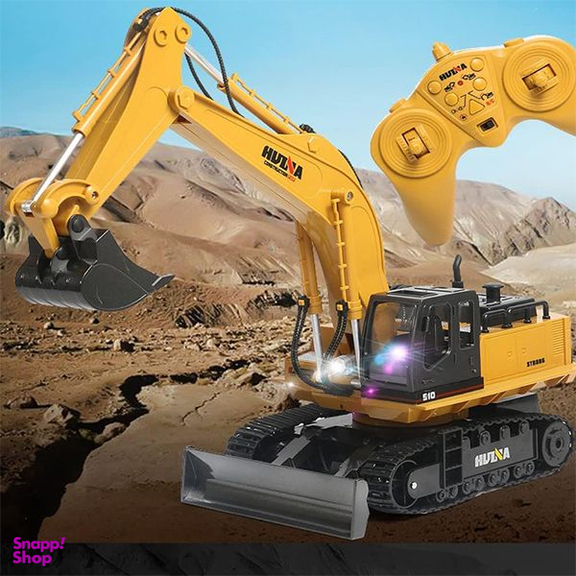 ماشین بازی کنترلی هوینا مدل HUINA 1510 RC Excavator