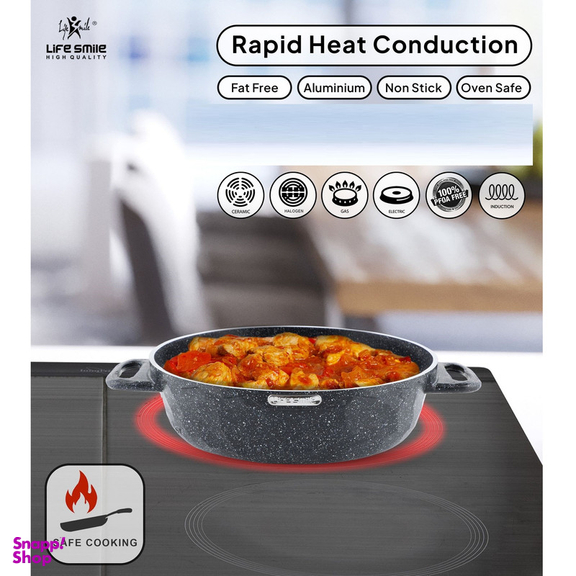 سرویس تابه 6 پارچه لایف اسمایل مدل LIFEP7STSHR-6-2