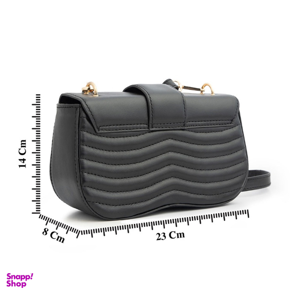 کیف رودوشی زنانه چرم یلسان مدل آرچید کد GN-100-MSK