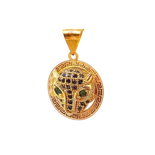 پلاک گردنبند طلا 18 عیار زنانه گالری یگانه کد 2465