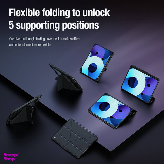 کیف کلاسوری نیلکین مدل Bumper Pro Leather Multi-Angle Folding مناسب برای تبلت اپل iPad Pro 11 2024