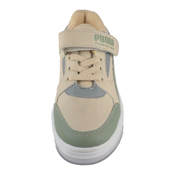 کتانی راحتی طرح PUMA کد B 1258 رنگ کرم سبز