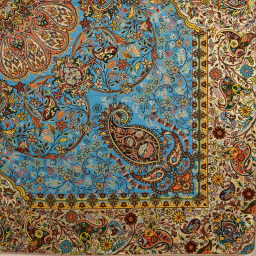 رومیزی ترمه نگین خاتم طرح افشاری کد 2