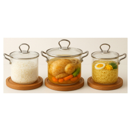 سرویس پخت و پز ناتالی کد RAGA مجموعه ۶ عددی