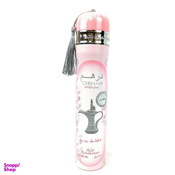 اسپری خوشبو کننده هوا ارض الزعفران مدل Pink Derham حجم 300 میلی لیتر