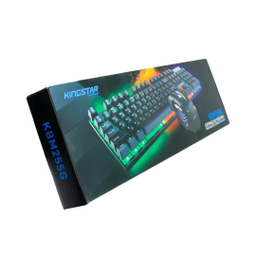 ماوس و کیبورد باسیم مخصوص بازی کینگ استار مدل KBM255G